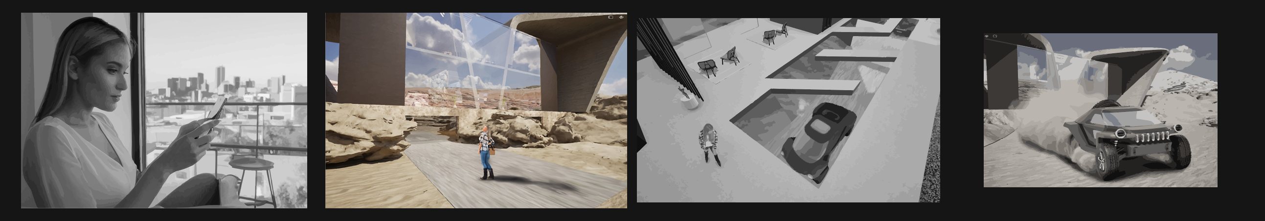 Storyboard: the drive, from city to trail